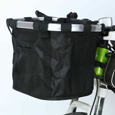 Bicycle Front Basket Bike Handlebar Pet Dog Cat Carrier Bag Collapsible Folding