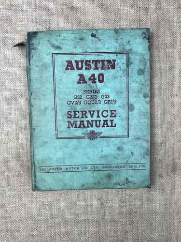 Original austin a40 - austin, series
