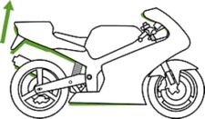 Lifting Kit +15mm Kawasaki Z