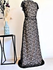 GOTHIC BLACK Maxi Dress Lace
