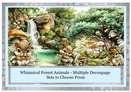 Whimsical forest animals 1x - whimsical,