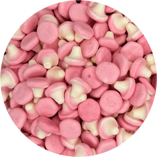 Foam mushrooms pick - pick, mix