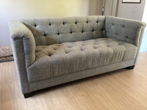 Stunning harris tweed seater - tweed,