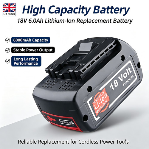 6000mah ion 18v battery - 6000mah, for