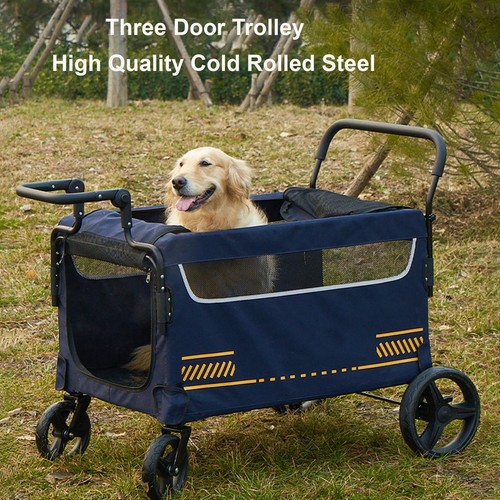 Dog pushchair 1 stroller - dog, 2-in-1