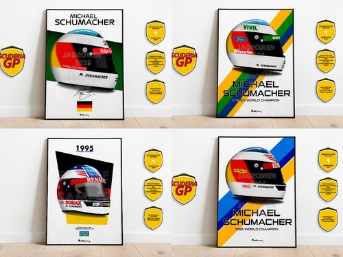 Michael schumacher helmet - helmet, f1