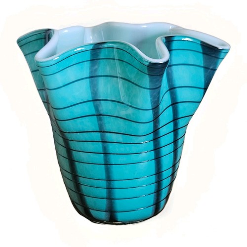 Art glass vase handblown - art,