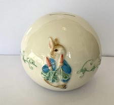 Peter Rabbit Ceramic Money Box Beatrix Potter
