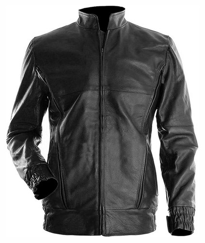 Mens slim fit biker jacket - slim,