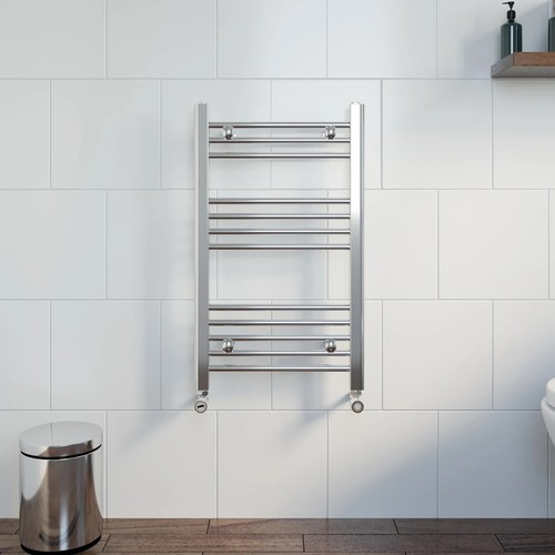 Heated towel rail chrome 750 - rail,
