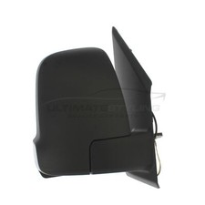 Mercedes Sprinter 2018-> Door Wing Mirror Manual Black Short Arm Drivers Side