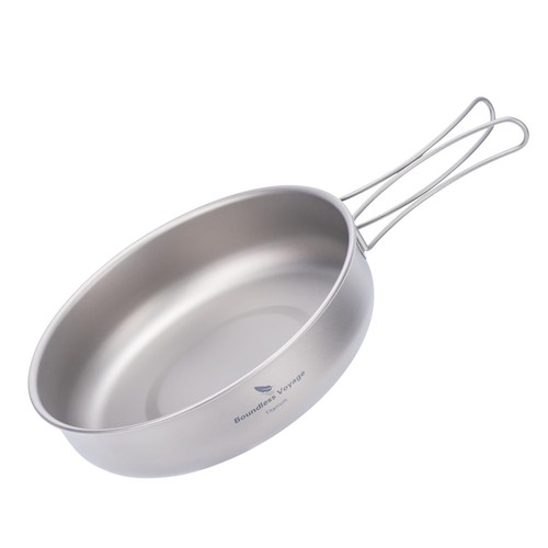 Camping pan titanium - pan, frying