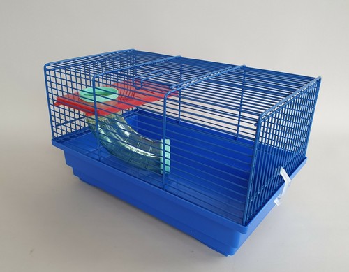 Hamster blue cage transporter - hamster,