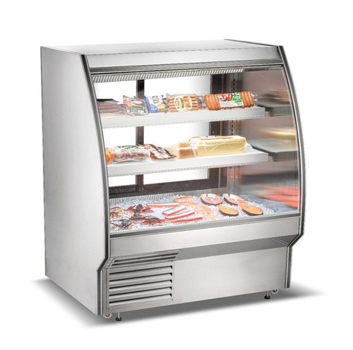 New deli case curved - deli,