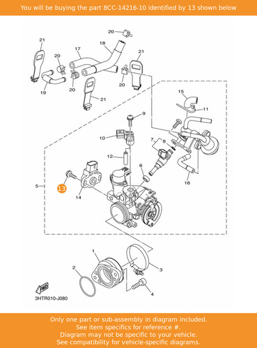 Yamaha screw 8cc 14216 oem - yamaha,