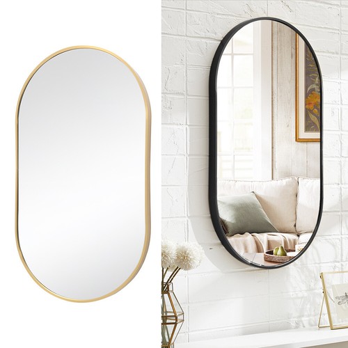 Oval mirror wall - oval,