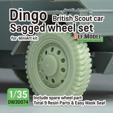 British Scout car Dingo Sagged
