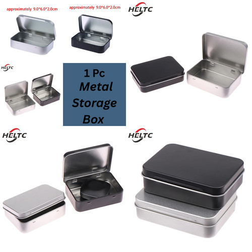 Small metal tin storage - small,