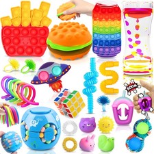 26pcs with box fidget - with,