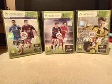 Xbox 360 Games Bundle EA SPORTS FIFA 15, 16, 17  (PAL) *Tested Working*