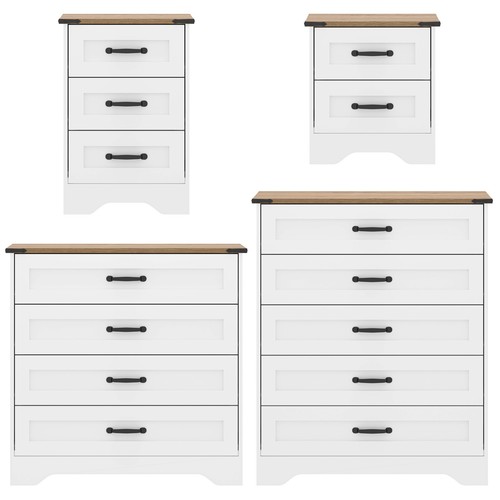 Panelled chest of - 3, 5