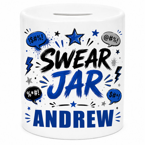 Personalised swear jar - jar, novelty
