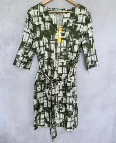 Jaeger linen dress - jaeger, green