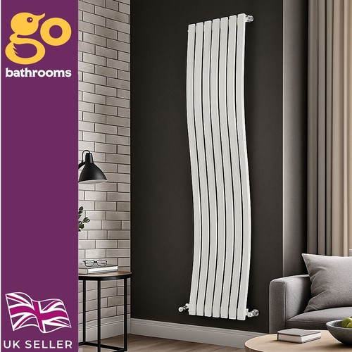 Tall white wave panel - wave,