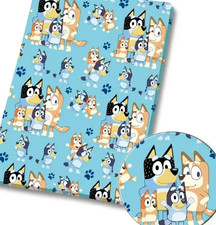 Polycotton Fabric Bluey Bingo
