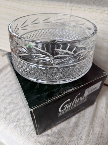 Irish galway crystal leah - galway, 8"