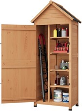 Outdoor wooden storage shed - wooden,