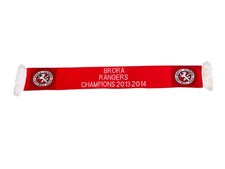 BRORA RANGERS FOOTBALL SCARF - CHAMPIONS 2013/14