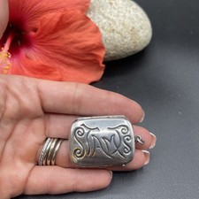 Antique Sterling Silver Stamp