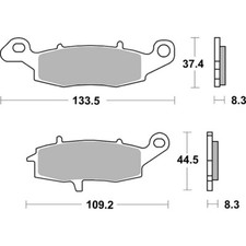 ANT RACING BRAKE PADS SBS