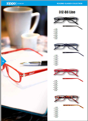 Zippo reading glasses unisex - glasses,