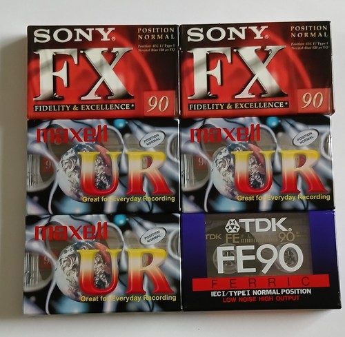 Cassette tapes 6 unopened - cassette,