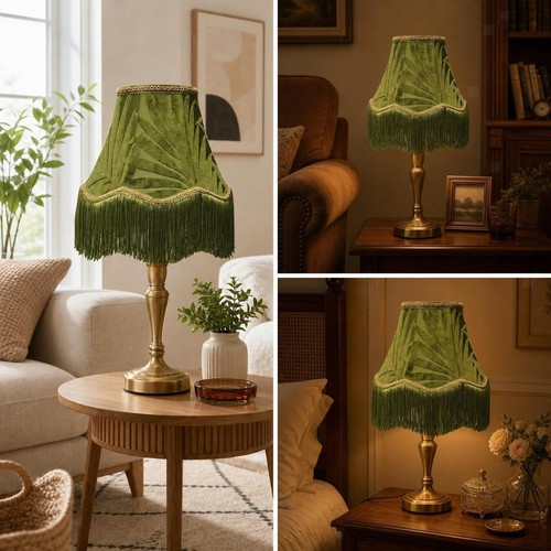 Victorian lamp shade velvet - lamp,