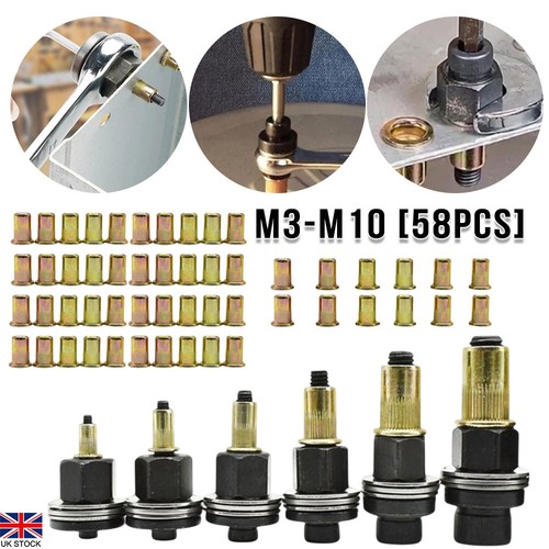 58pcs rivet nut kit - rivet, with