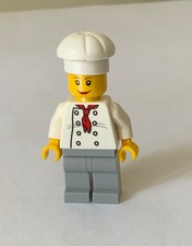 LEGO CITY WOMAN MINI FIGURE FEMALE CHEF # EXCELLENT CONDITION #