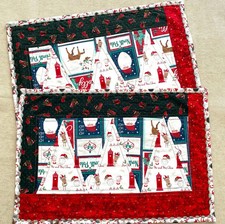 Set of 2 Handmade Quilted