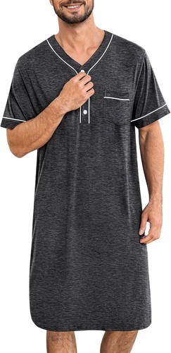 Mens nightshirt short - mens,