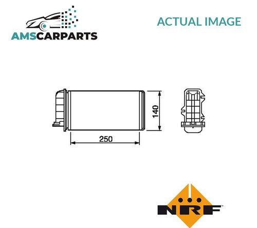 Heater radiator exchanger lhd - heater,