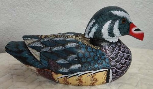 Vintage teal brown - teal, duck