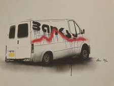 Chris Boyle "Bansky Crash" limited edition signed Street Art Print