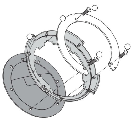 Tanklock tank flange for - tanklock, honda