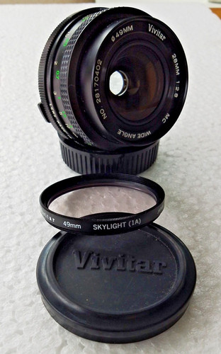 Vivitar 28mm mc - 28mm, f/2.8