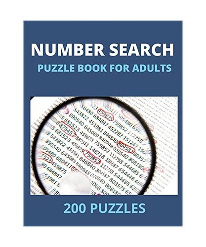Number search puzzle book for - search,