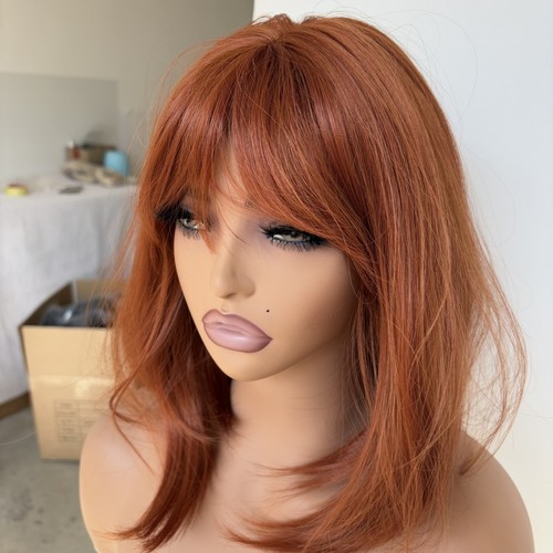 Soft copper red straight - soft,