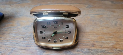 Coral travel alarm clock - alarm, in