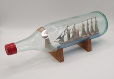 Vintage Ship In Bottle Glass